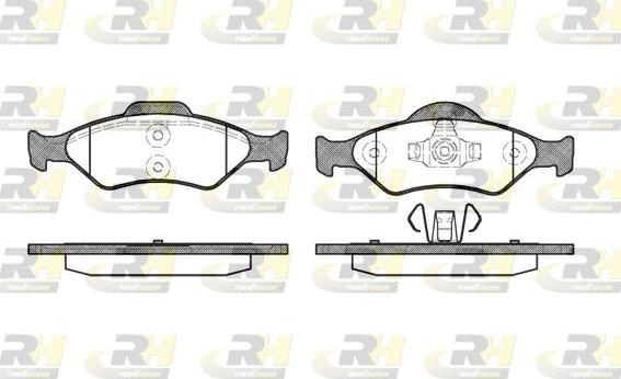 Roadhouse 2765.00 - Brake Pad Set, disc brake autospares.lv