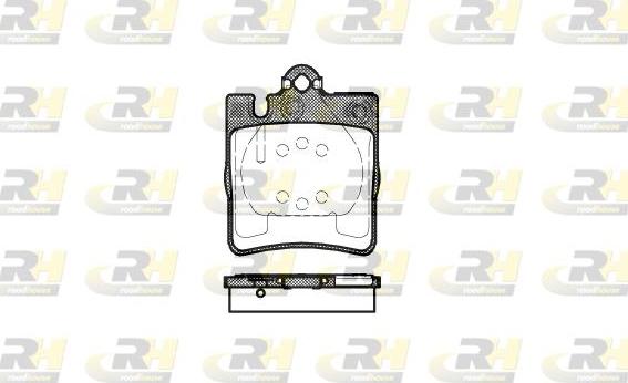 Roadhouse 2709.00 - Brake Pad Set, disc brake autospares.lv