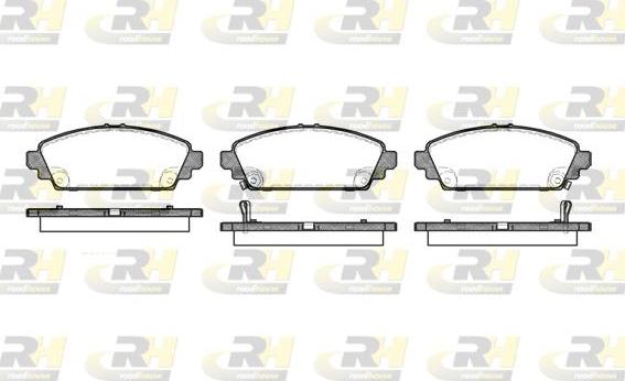 Roadhouse 2700.02 - Brake Pad Set, disc brake autospares.lv