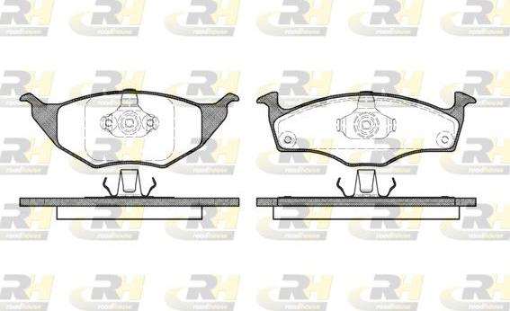 Roadhouse 2718.00 - Brake Pad Set, disc brake autospares.lv