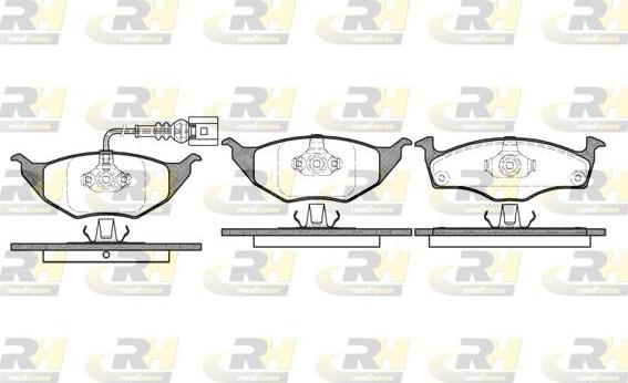 Roadhouse 2718.11 - Brake Pad Set, disc brake autospares.lv