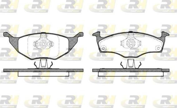 Roadhouse 2718.20 - Brake Pad Set, disc brake autospares.lv