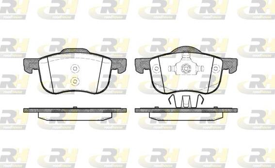 Roadhouse 2713.00 - Brake Pad Set, disc brake autospares.lv