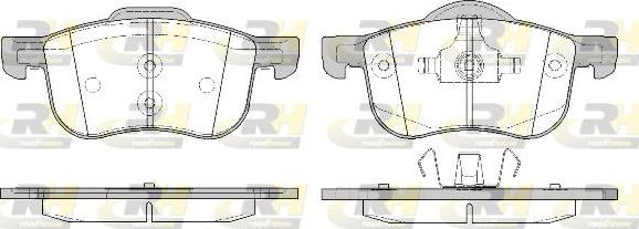 Roadhouse 2713.10 - Brake Pad Set, disc brake autospares.lv