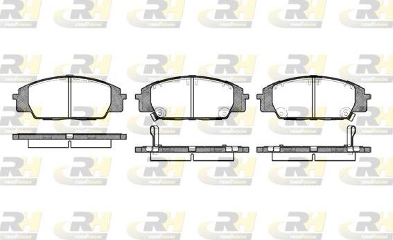 Roadhouse 2735.02 - Brake Pad Set, disc brake autospares.lv