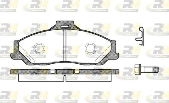 Roadhouse 2730.01 - Brake Pad Set, disc brake autospares.lv