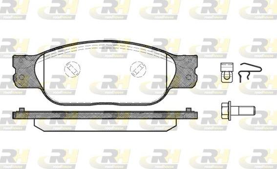 Roadhouse 2731.10 - Brake Pad Set, disc brake autospares.lv