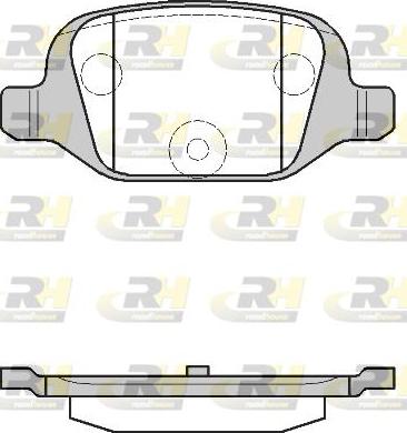 Roadhouse 2727.00 - Brake Pad Set, disc brake autospares.lv