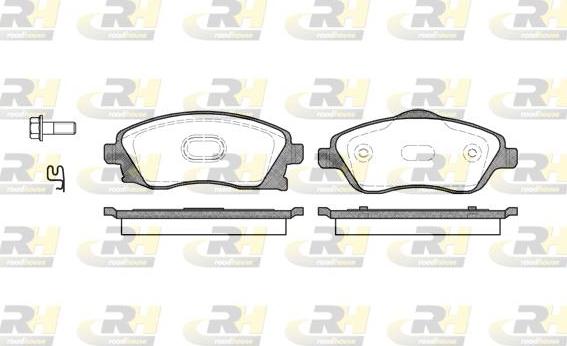 Roadhouse 2774.12 - Brake Pad Set, disc brake autospares.lv