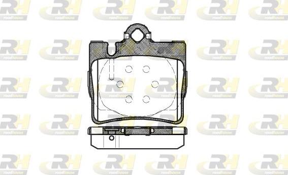 Roadhouse 2770.00 - Brake Pad Set, disc brake autospares.lv