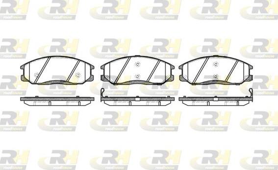 Roadhouse 2771.02 - Brake Pad Set, disc brake autospares.lv