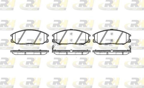 Roadhouse 2771.12 - Brake Pad Set, disc brake autospares.lv