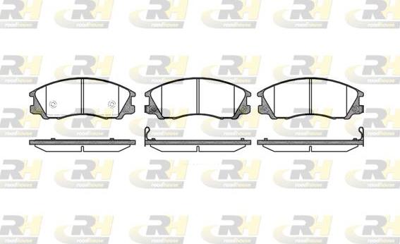 Roadhouse 2771.32 - Brake Pad Set, disc brake autospares.lv