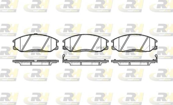 Roadhouse 2771.22 - Brake Pad Set, disc brake autospares.lv