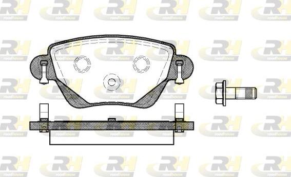 Roadhouse 2777.00 - Brake Pad Set, disc brake autospares.lv