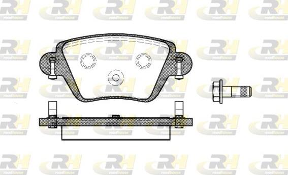 Roadhouse 2777.10 - Brake Pad Set, disc brake autospares.lv