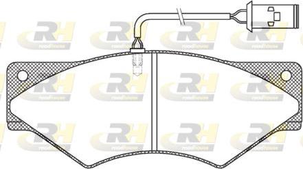 Roadhouse JSX 2436.40 - Brake Pad Set, disc brake autospares.lv