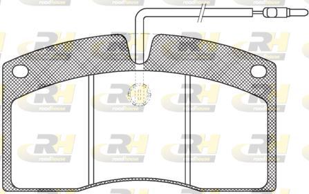 Roadhouse JSX 2505.40 - Brake Pad Set, disc brake autospares.lv