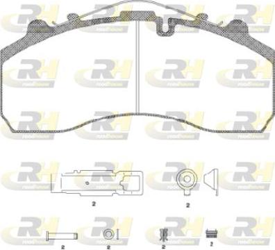 Roadhouse JSX 2637.20 - Brake Pad Set, disc brake autospares.lv