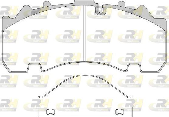 Roadhouse JSX 21554.00 - Brake Pad Set, disc brake autospares.lv