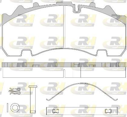 Roadhouse JSX 21554.80 - Brake Pad Set, disc brake autospares.lv