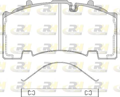 Roadhouse JSX 21555.00 - Brake Pad Set, disc brake autospares.lv