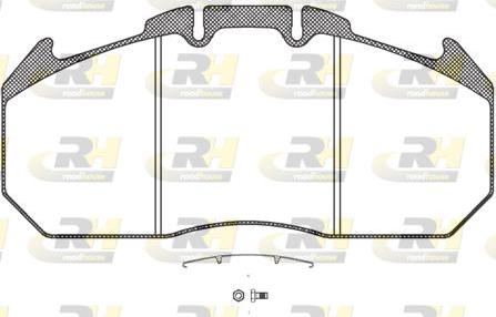 Roadhouse JSX 21034.30 - Brake Pad Set, disc brake autospares.lv