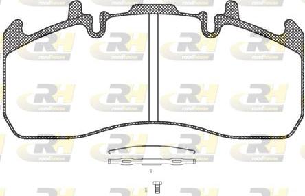 Roadhouse JSX 21317.00 - Brake Pad Set, disc brake autospares.lv