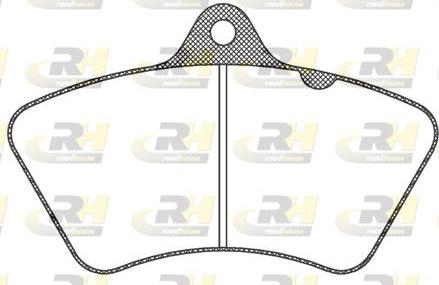 Roadhouse JSX 2826.20 - Brake Pad Set, disc brake autospares.lv