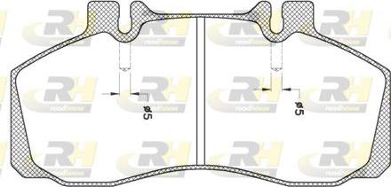 Roadhouse JSX 2245.20 - Brake Pad Set, disc brake autospares.lv