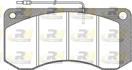 Roadhouse JSX 2258.40 - Brake Pad Set, disc brake autospares.lv