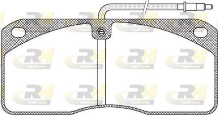 Roadhouse JSX 2278.40 - Brake Pad Set, disc brake autospares.lv