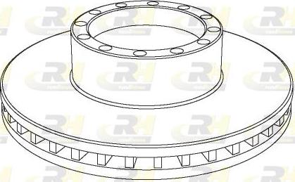 Roadhouse NSX1091.20 - Brake Disc autospares.lv