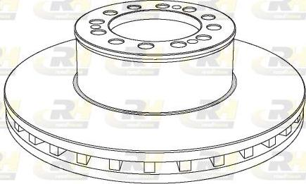 Roadhouse NSX1046.20 - Brake Disc autospares.lv