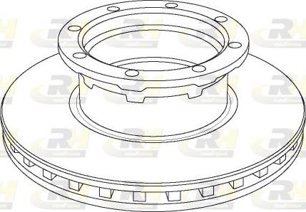 Roadhouse NSX1056.20 - Brake Disc autospares.lv