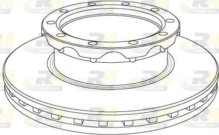 Roadhouse NSX1062.20 - Brake Disc autospares.lv