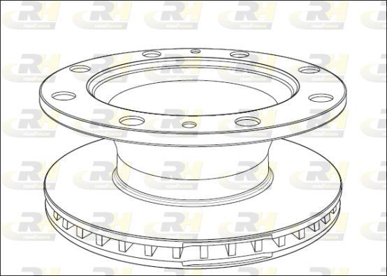 Roadhouse NSX1014.20 - Brake Disc autospares.lv