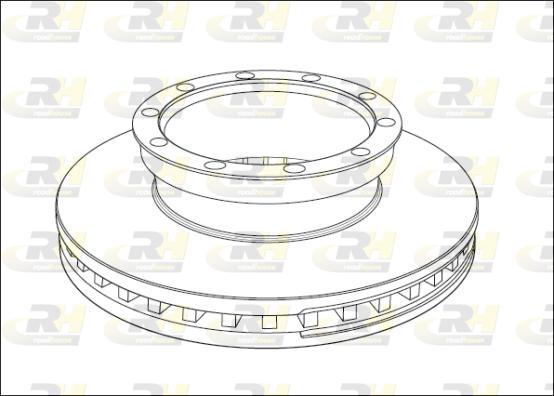 DT Spare Parts 4057795457171 - Brake Disc autospares.lv