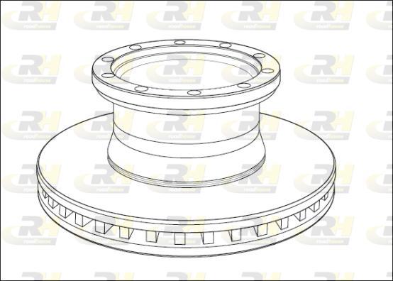 Roadhouse NSX1011.20 - Brake Disc autospares.lv