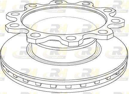 Roadhouse NSX1084.20 - Brake Disc autospares.lv