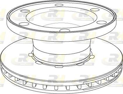 SBP 02-RV024 - Brake Disc autospares.lv