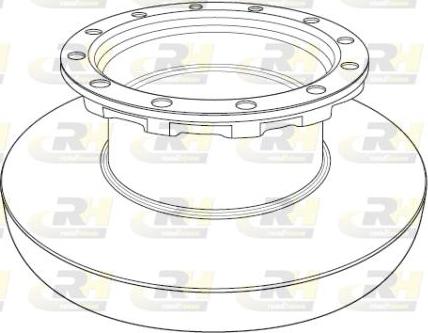 Roadhouse NSX1196.10 - Brake Disc autospares.lv