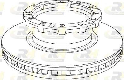 Truckfrenos TF.28.25.1001 - Brake Disc autospares.lv