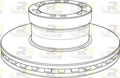 Roadhouse NSX1156.20 - Brake Disc autospares.lv