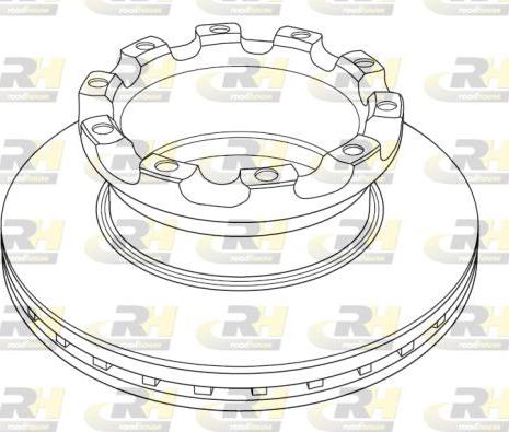 Roadhouse NSX1225.20 - Brake Disc autospares.lv