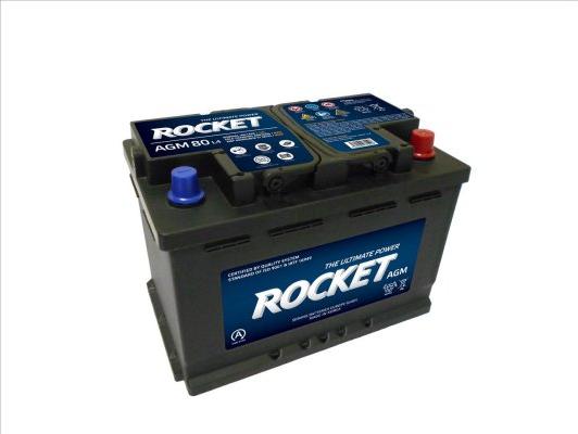 ROCKET BAT080AGM - Starter Battery autospares.lv