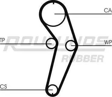 Roulunds Rubber RR1035K2 - Timing Belt Set autospares.lv