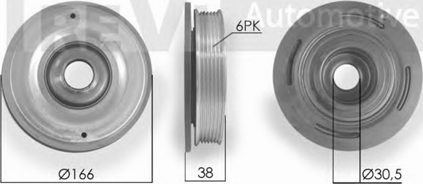 RPK RPK955956 - Belt Pulley, crankshaft autospares.lv