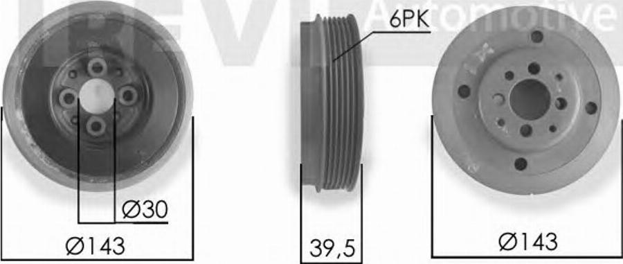 RPK RPK081071/1 - Belt Pulley, crankshaft autospares.lv