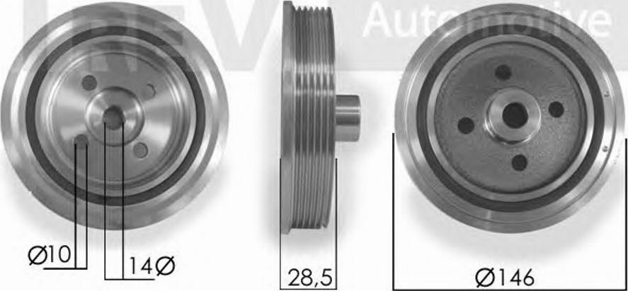 RPK RPK109083 - Belt Pulley, crankshaft autospares.lv